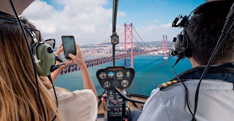 Lisbon: Helicopter Ride, Boat Trip, & Old Town Walking Tour - Downtown Lisbon on Foot: St. Roque, Carmo Ruins, and Praça do Comércio
