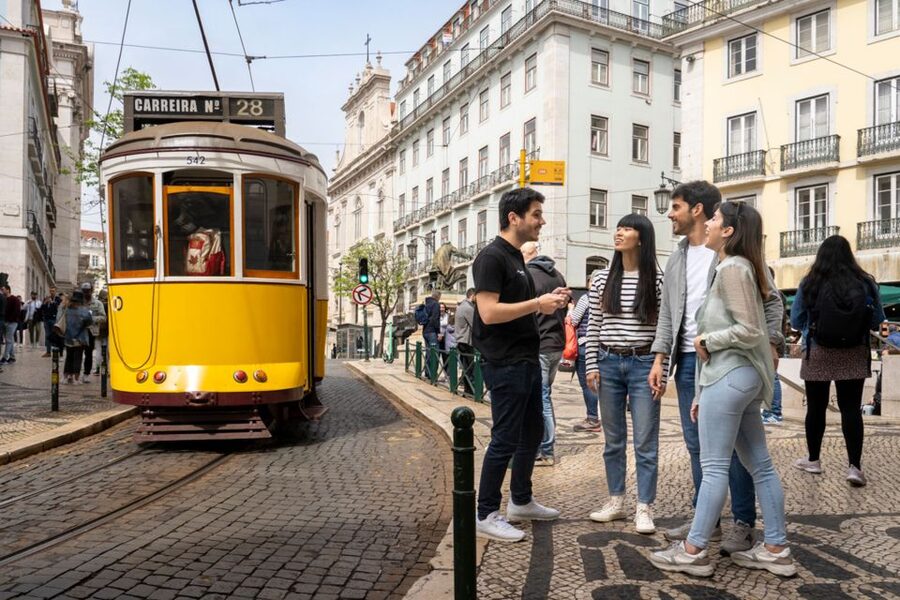 Lisbon: Helicopter Ride, Boat Trip, & Old Town Walking Tour - The Yellow Tram Ticket: What Happens When It’s Out of Service
