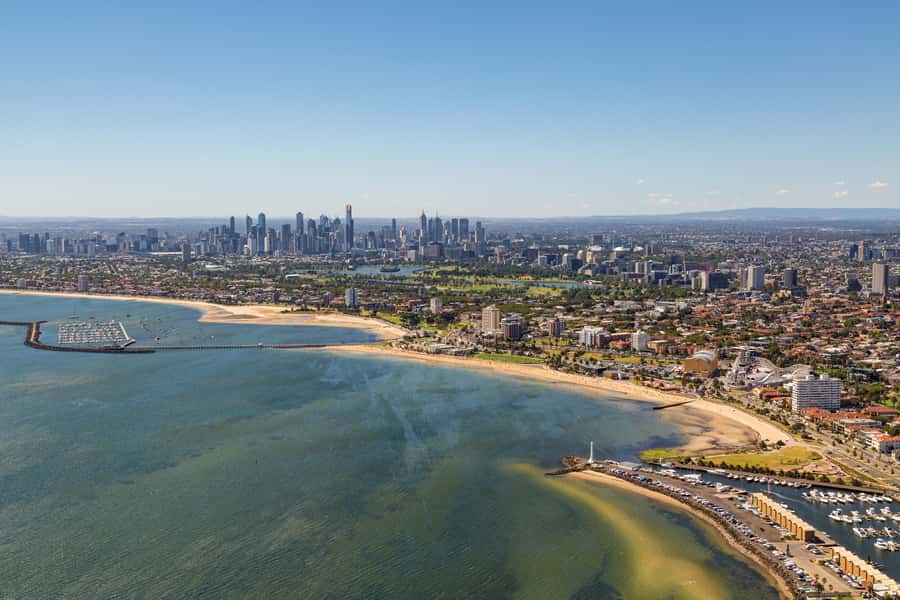 Melbourne: City and Bayside Helicopter Tour - War Memorial, Government House, and the City View at Speed