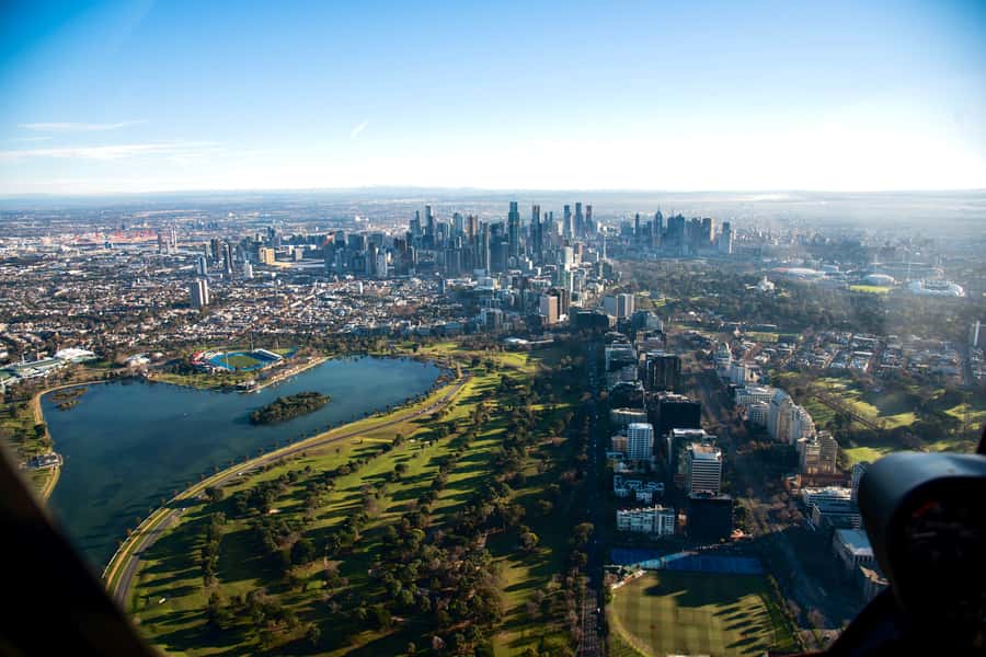 Melbourne: Private City & Beaches Helicopter Ride - St Kilda by Air: Boardwalk, Luna Park, and Sea Views