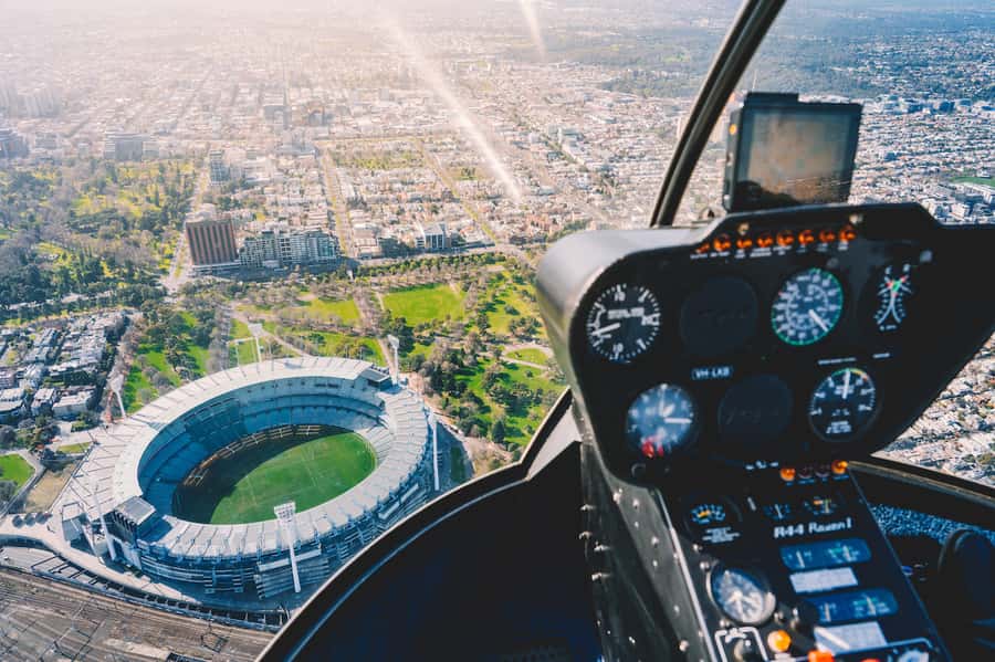 Melbourne: Private City Skyline and Bay Helicopter Ride - Route walk-through: Flemington to Docklands, then Albert Park and St Kilda