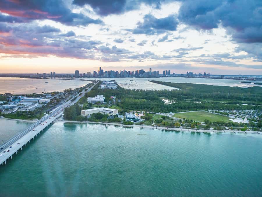 Miami: Private Sunset Helicopter Tour - Downtown Miami and Brickell at the finish: skyline shimmer without the grind