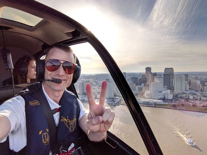New Orleans: Daytime City Helicopter Tour - Quick hits before you lift off