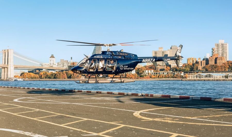 New York City: Manhattan Helicopter Tour - Pier 6 at Downtown Manhattan Heliport: where the skyline starts moving