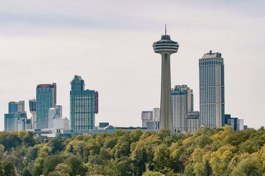 Niagara Falls, ON: Helicopter Ride with Boat & Skylon Lunch - Driving tour add-ons: Dufferin Islands and the geography behind the scenes