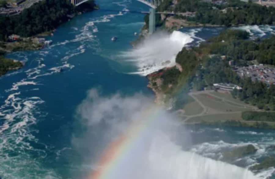Niagara Falls, USA: Scenic Helicopter Flight over the Falls - The Canadian airspace trick: getting the full panorama without passport hassle