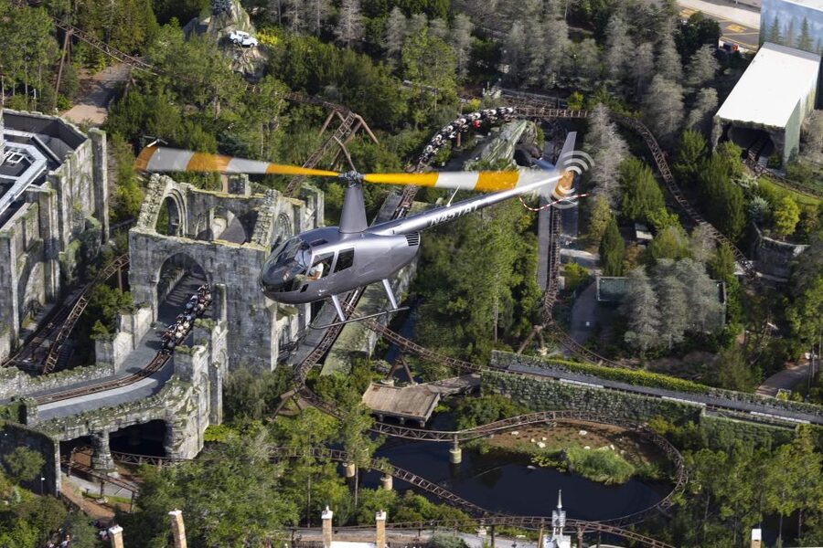 Orlando: Narrated Helicopter Flight Over Theme Parks - Old Town Kissimmee, SeaWorld, Gatorland, and Blizzard Beach From Above