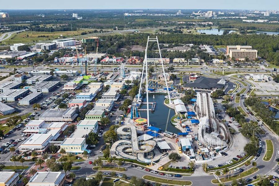 Orlando: Private Helicopter Tour (16 miles) - The Route Over Old Town, Fun Spot, and The Big Orange