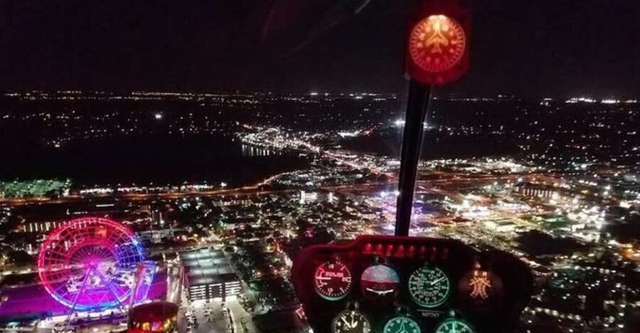 Orlando: Theme Parks After-Hours Private Helicopter Flight - What the Flight Feels Like: Windows, Headsets, and Pilot Commentary