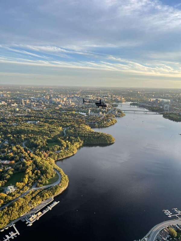 Ottawa: Helicopter Ride with Live Commentary - Château Laurier and the Capital Hotels That Look Like Film Sets