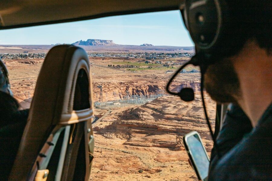 Page: Horseshoe Bend Helicopter Flight & Tower Butte Landing - Lake Powell and Glen Canyon Dam: The Views That Give Context