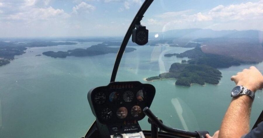 Pigeon Forge: French Broad River Helicopter Tour - Lake View vs Extended Lake: what changes in the air