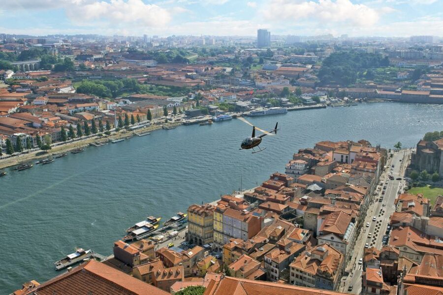 Porto Atlântico Helicopter Tour - The Douro River and bridges: the view that sells itself