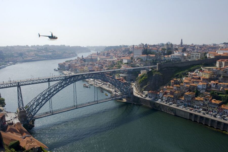 Porto Atlântico Helicopter Tour - Porto’s historic center from above: where the city’s “shape” clicks