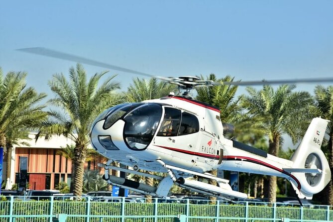 Private: Ultimate Dubai Helicopter Tour with Optional Transfers - Pickup, timing, and where to start at Falcon Heli Tours