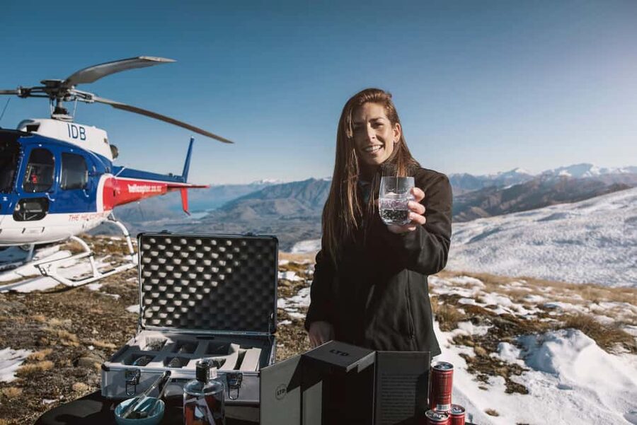 Queenstown: Helicopter Flight and Gin Tasting Tour - The flow of your afternoon: pickup, flight, and the mountaintop pause
