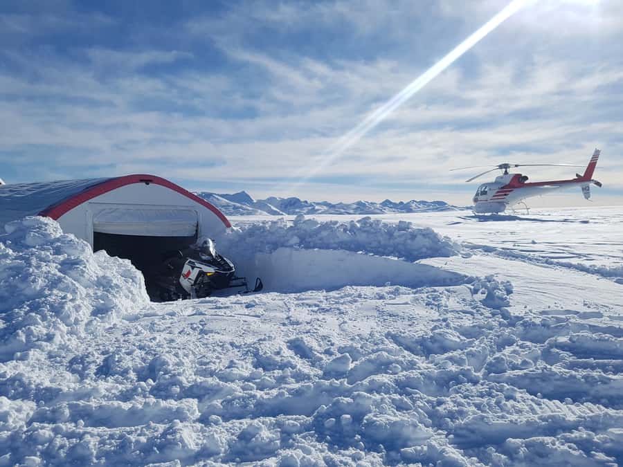 Queenstown: Snowmobiling Experience with Helicopter Flight - The helicopter flight over the Remarkables and Hector region