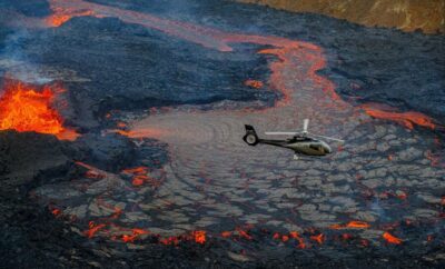 Reykjanes: Fagradalsfjall Eruption Helicopter Tour - Getting ready by Eagle Air: quick check-in, headsets, coffee