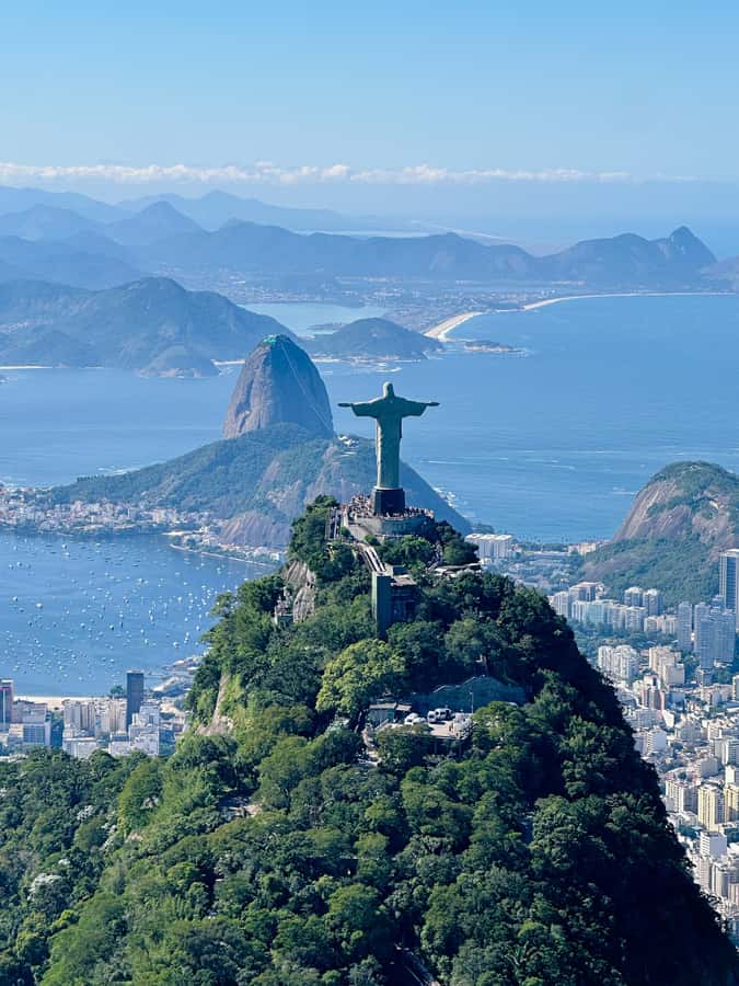 Rio de Janeiro: Helicopter Flight Christ the Redeemer 30 min - Christ the Redeemer from Corcovado: why the aerial angle matters