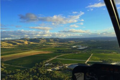 Southern Barossa: 10-Minute Helicopter Flight - Jacob’s Creek tank farm from above: the kind of detail you can’t fake