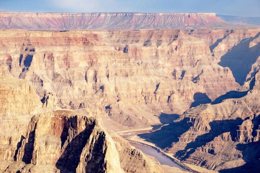 Vegas: VIP West Rim Helicopter Tour + Skywalk Option - Guano Point 360 views: stunning, but plan for the edges
