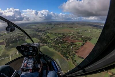 Western Ridge & Valley Floor: 20-Minute Helicopter Flight - Where you start: Barossa Helicopters at Hoffnungsthal Road (Lyndoch)